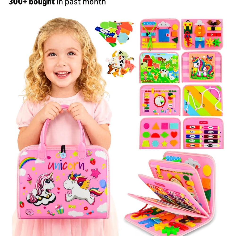Toddler busy book toy brand new